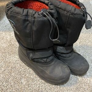 Kamik Black Youth Winter Snow Boots
